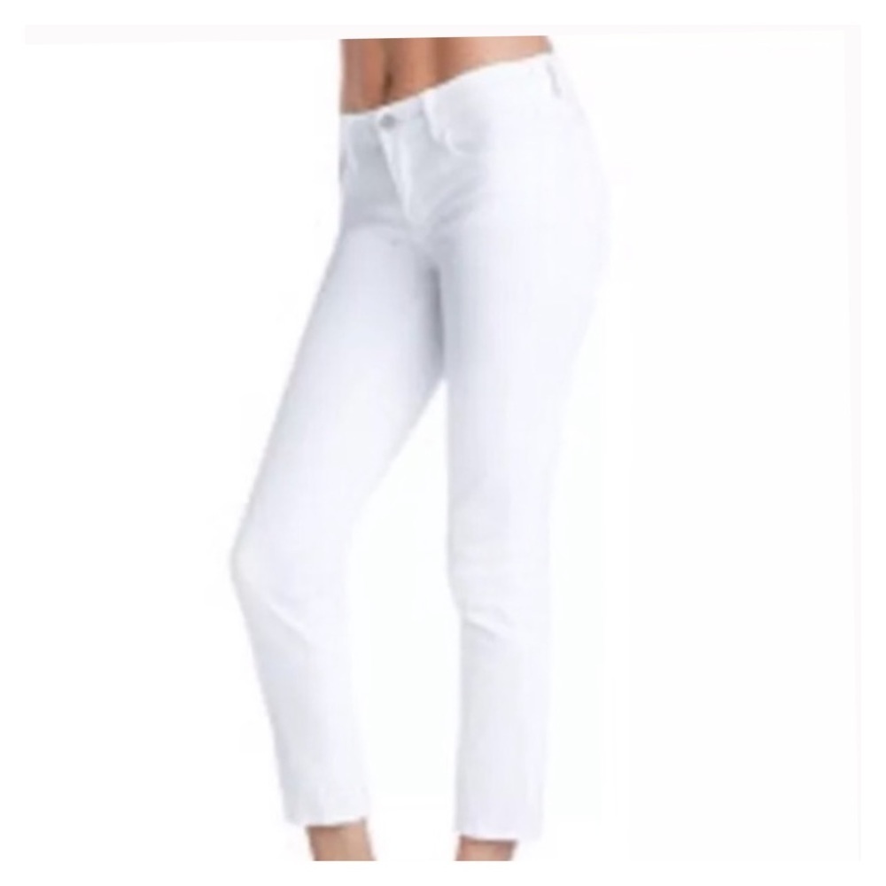 J BRAND 935 ANKLE JEANS WHITE SIZE 28